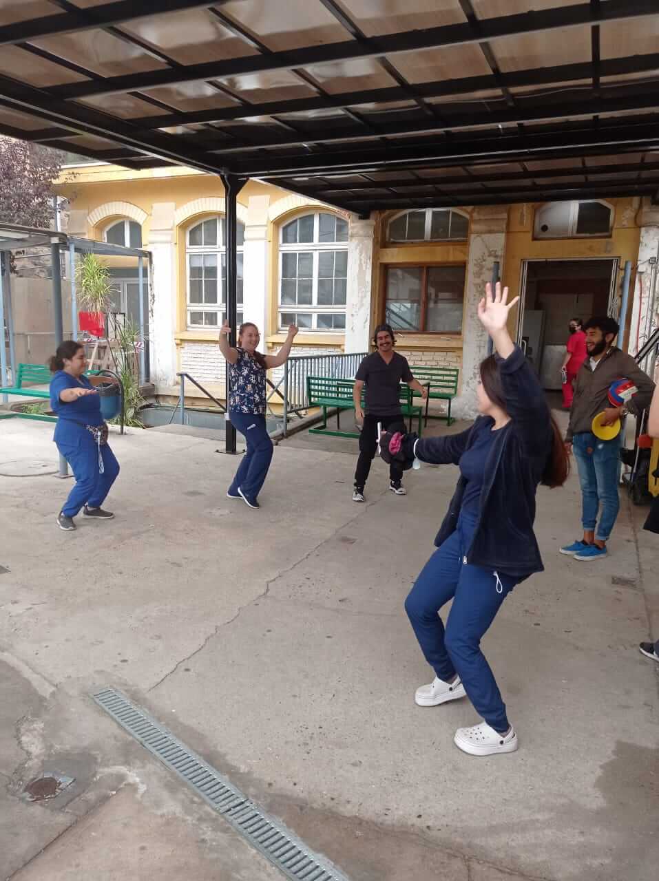 actividad recreativa en hospital